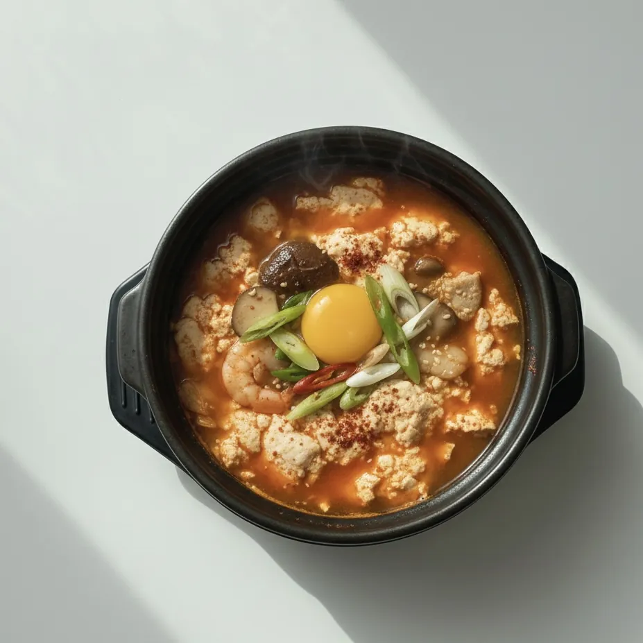 순두부찌개 (Korean Soft Tofu Stew)