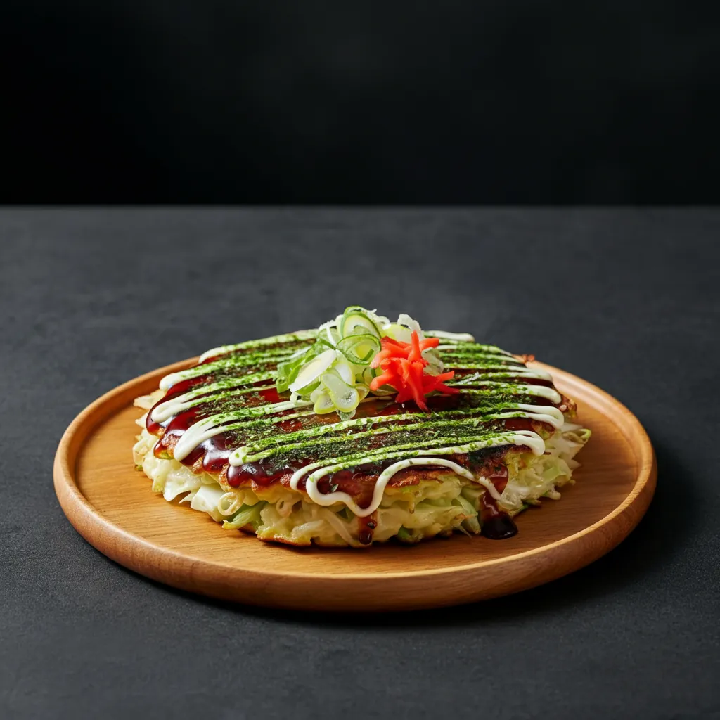 Okonomiyaki (Japanese Savory Pancake)