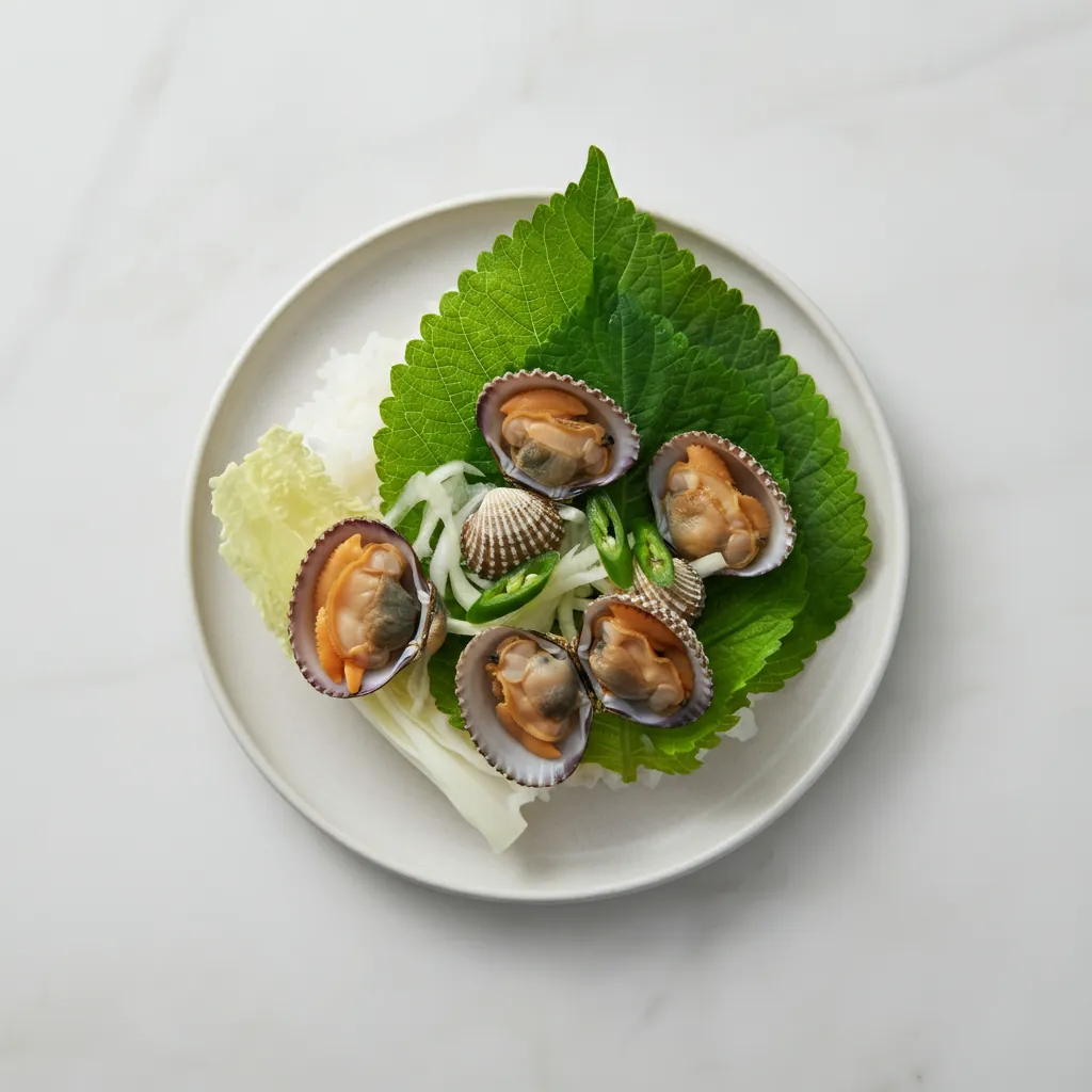 매콤 꼬막 비빔밥 쌈