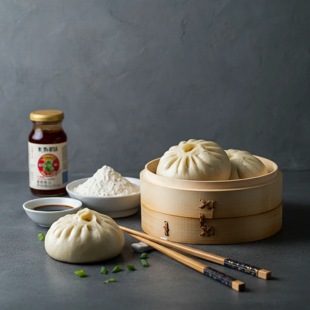 돼지고기 바오쯔(중국식 찐빵)