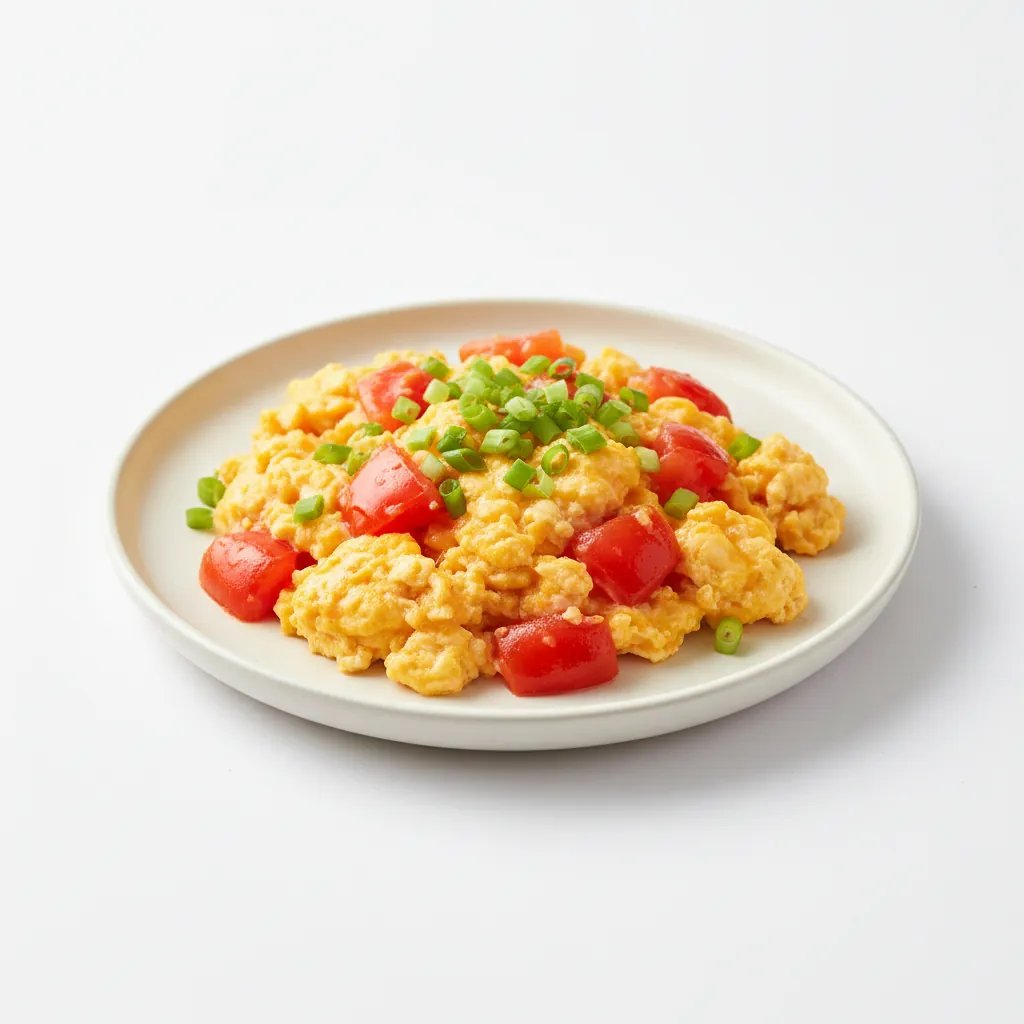 Scrambled Eggs with Tomatoes