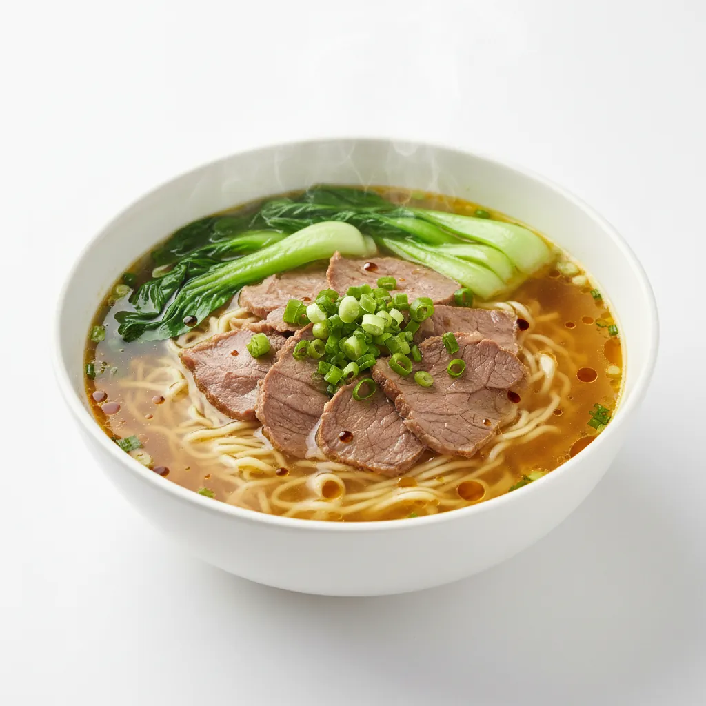 Chinese Clear Broth Beef Noodle Soup