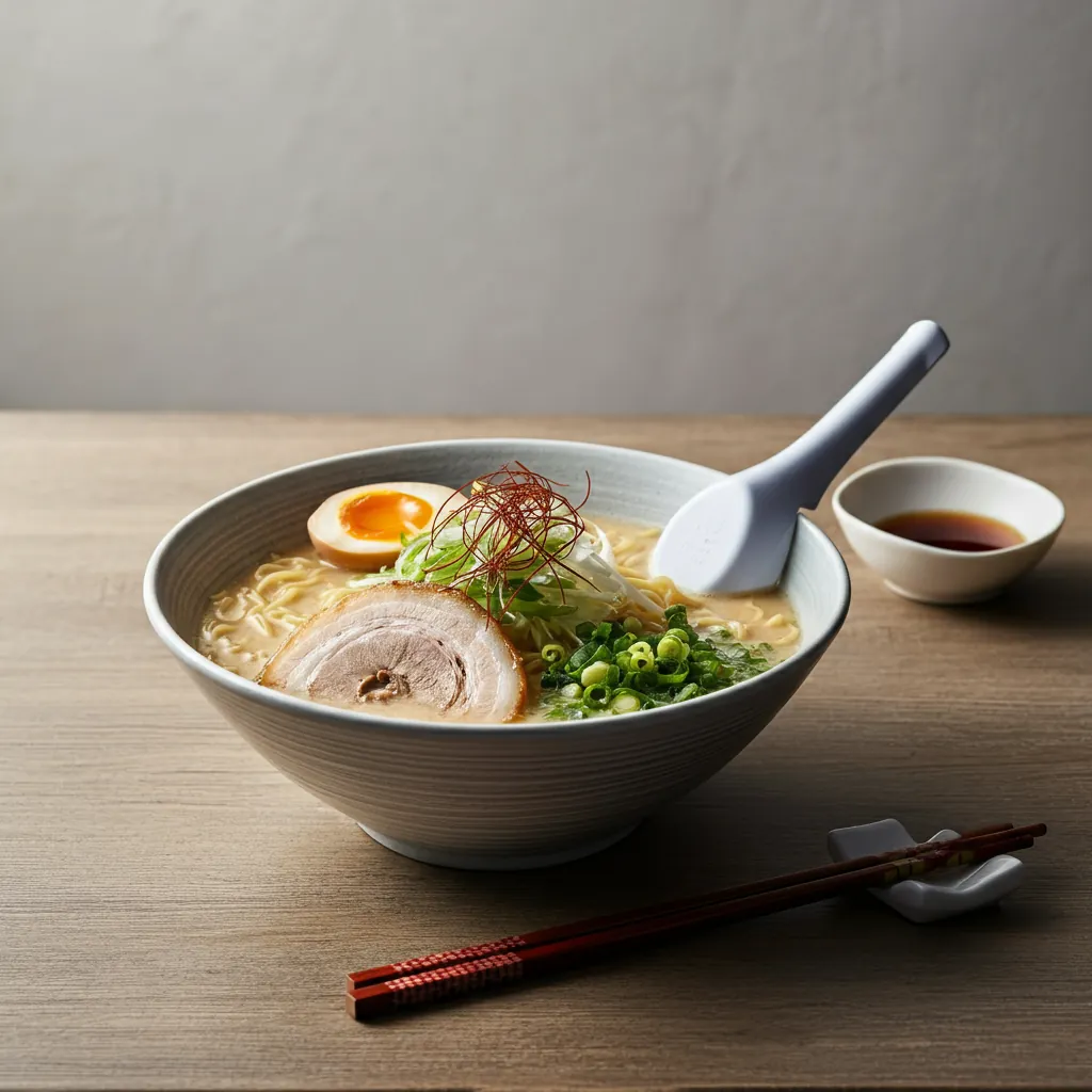 진한 돈코츠 라멘 (모듬 토핑)